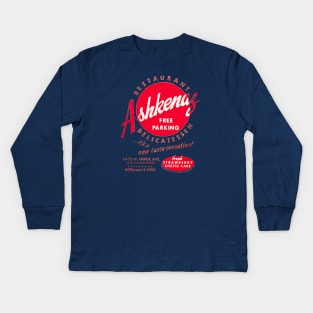 Ashkenaz Delicatessen of Chicago! Kids Long Sleeve T-Shirt